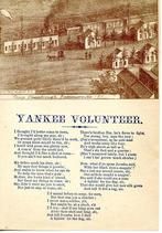 07x121.7 - Yankee Volunteer with View of Camp Chesebrough, Baltimore, MD 1, Civil War Songs from Winterthur's Magnus Collection